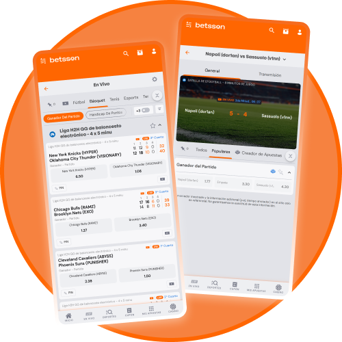 Apostá en vivo con estadísticas integradas en la app de Betsson.